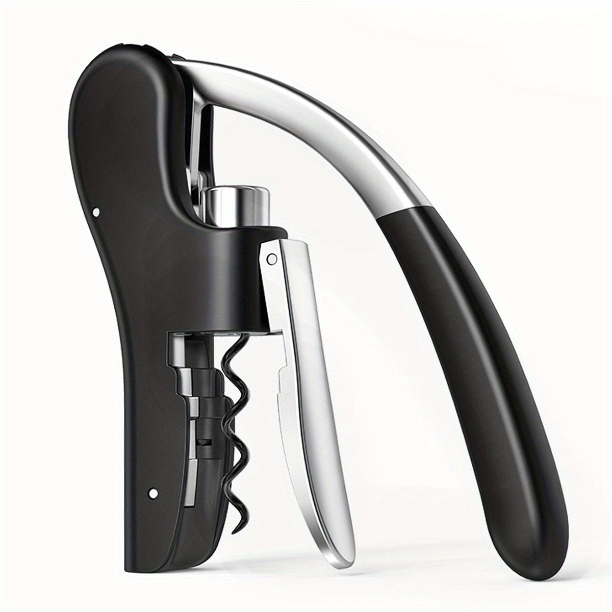 Ergonomic Corkscrew – Quickly and Safely Open Wine Bottles for Home and Hospitality