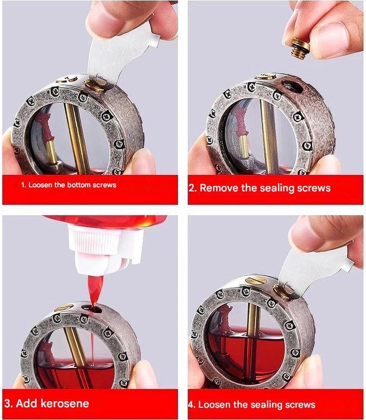 Antique Transparent Lighter – FlintAura