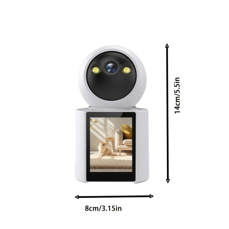Pet Camera with Screen – Two-Way Audio & Night Vision