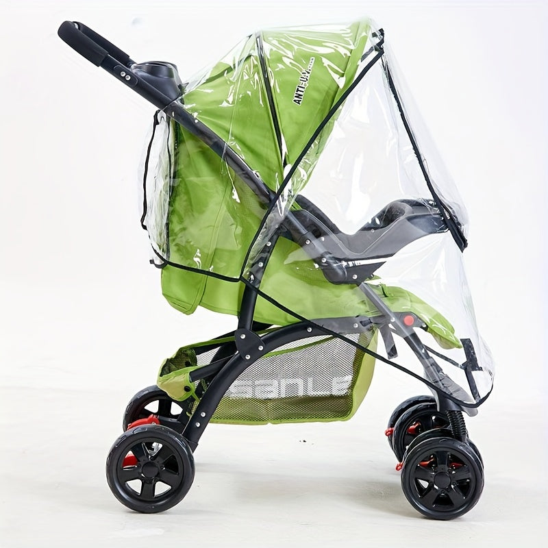 Transparent Pram Rain Cover - For Weather-Resistant Protection