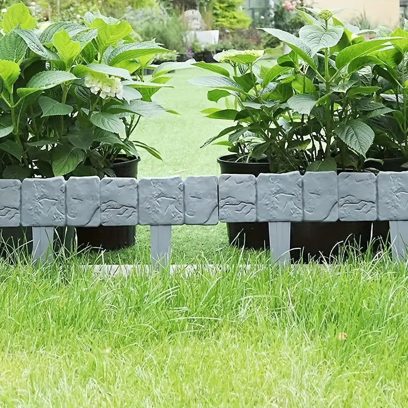 Stone-Look Garden Edge Set – Practical and Decorative