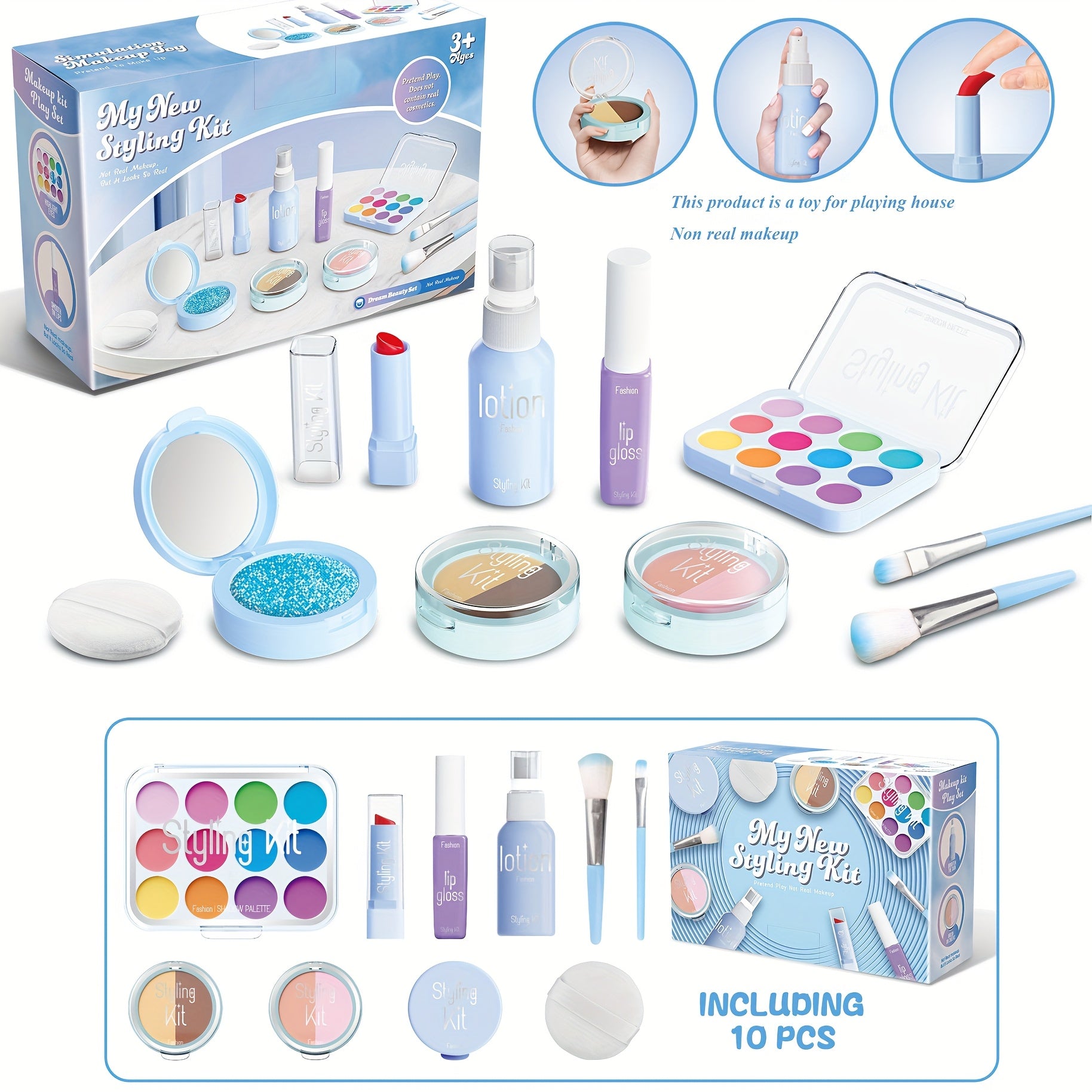 Mini Styling Kit for Children - For Fun and Creative Play