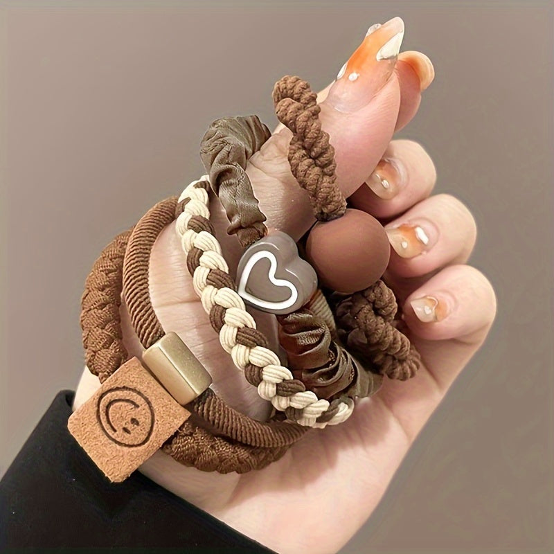 Charming Hair Elastic Set – For Stylish and Easy Hair Care