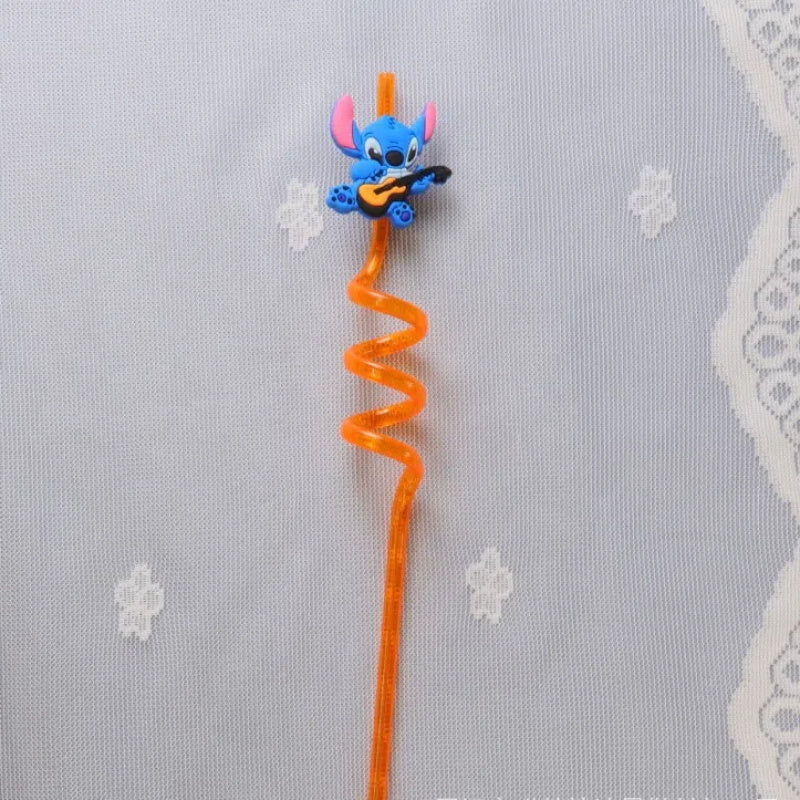 Stitch Reusable Straw Set – 16 Colourful Straws for Parties and Birthdays