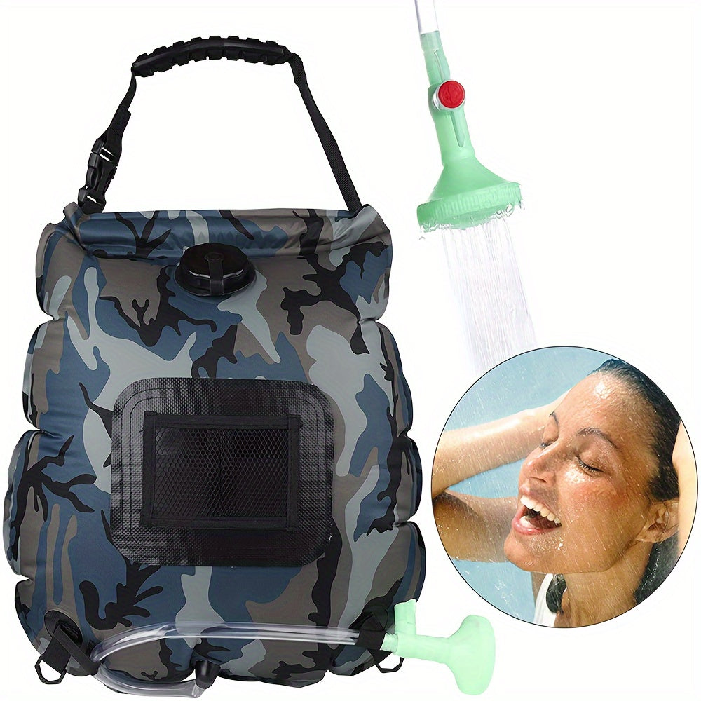 SunnyFlow Solar Shower Bag – Practical, Leakproof and with Temperature Gauge