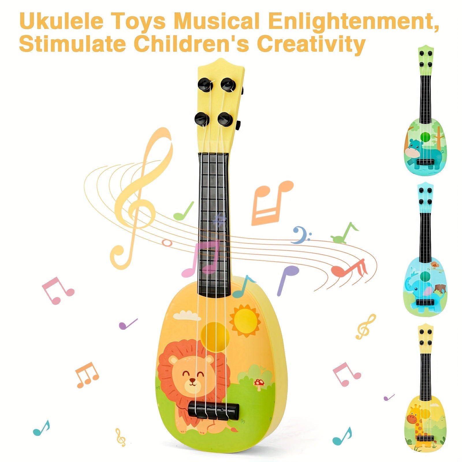 Cute Ukulele for Children – Cheerful and Colourful Musical Instrument for Beginners