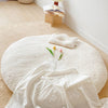 Padded Cotton Baby Play Mat with Animal Motif Embroidery – 80 cm