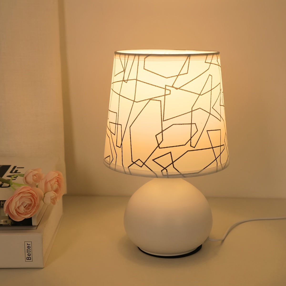 Geometric Style Table Lamp - Modern and Atmospheric
