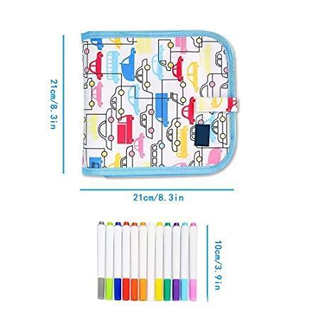 Reusable Learning & Drawing Book for Children – Includes 12 Pens
