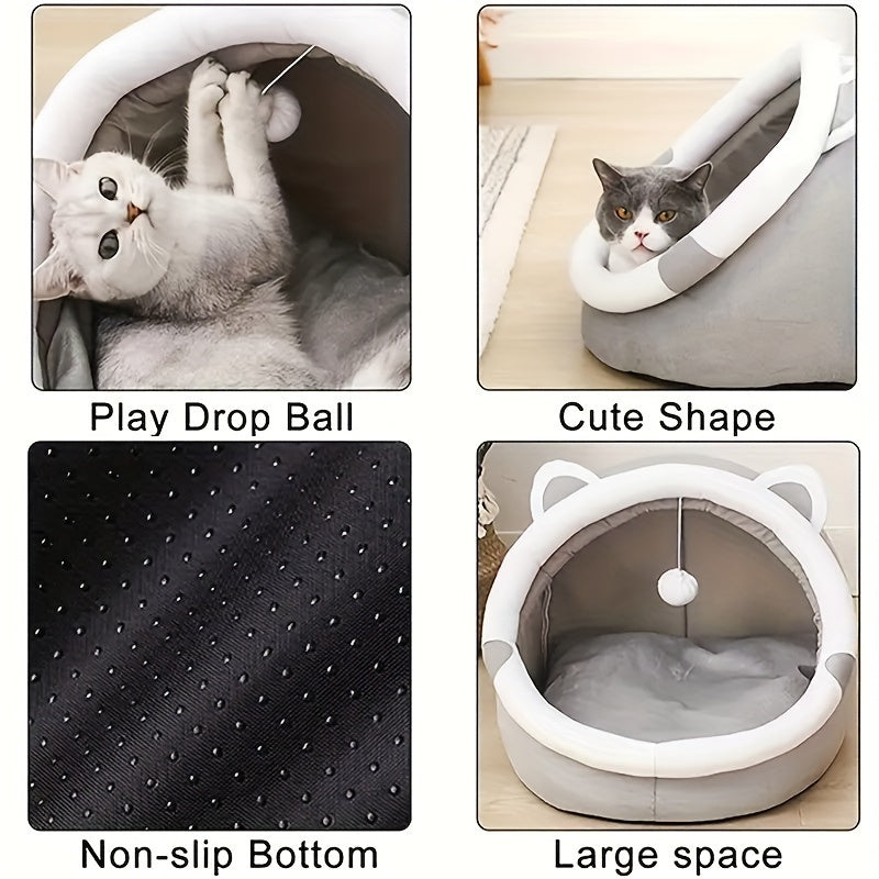 Cosy Cat House - The Perfect Play and Sleep Spot for Your Cat
