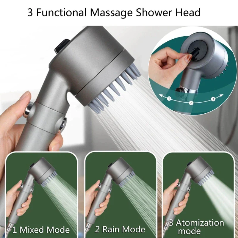Multifunctional High-Pressure Showerhead