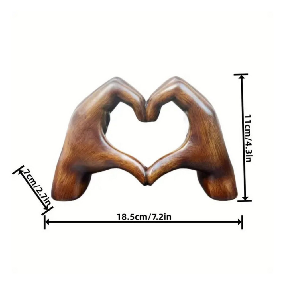 WoodLove - Heart-Shaped Handicraft from Oak Wood