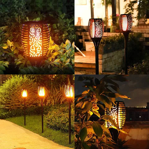 Solara Solar Garden Torches – Magical Flame Lighting for Outdoors