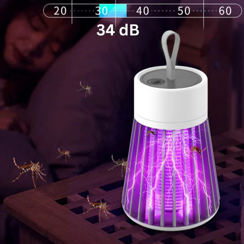 AetherGuard UV Mosquito Trap | Portable Mosquito Repeller with Safe High-Voltage Protection
