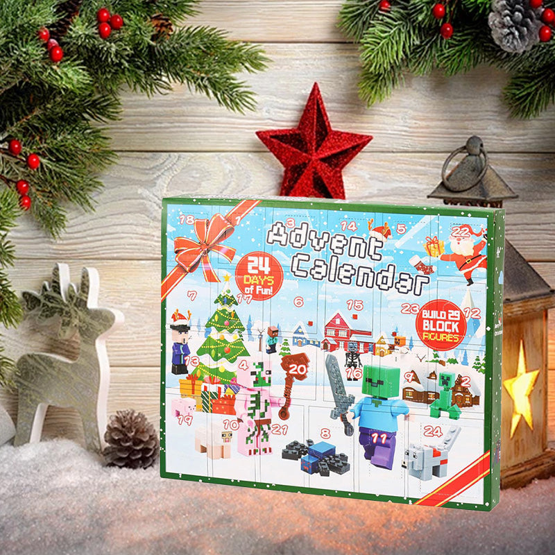 CrystalBuild Elite Advent Calendar | 29 Creative Figures for Kids' Christmas Countdown