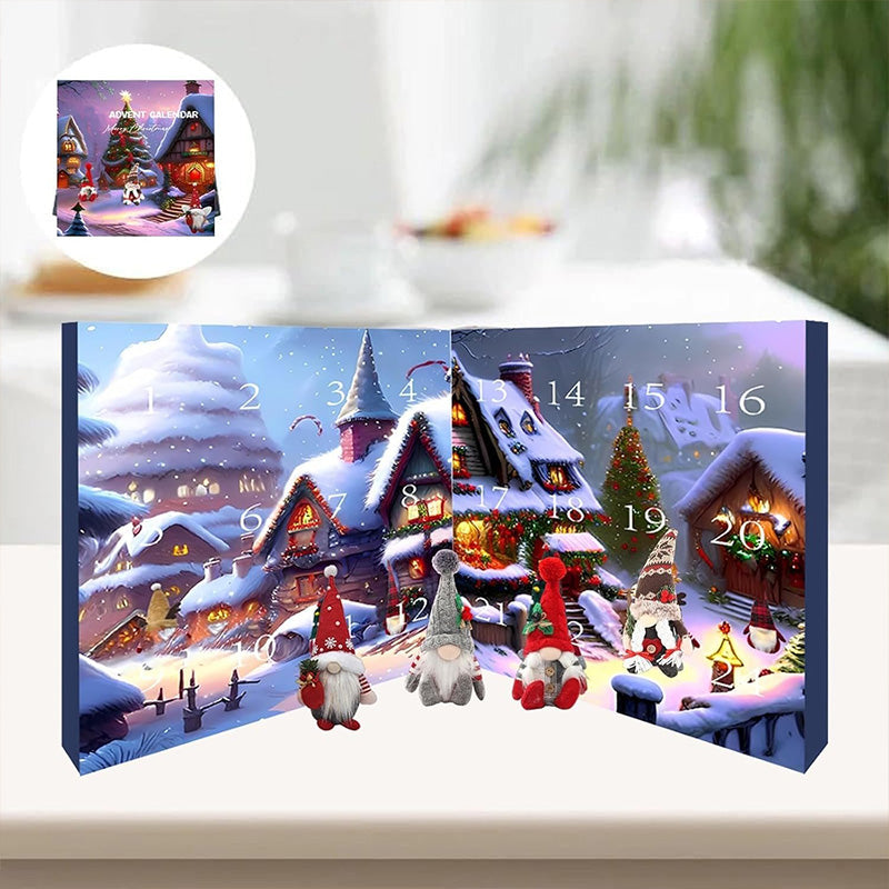 FestiviChic Gnome Countdown Calendar | Premium Advent Calendar for Holiday Décor