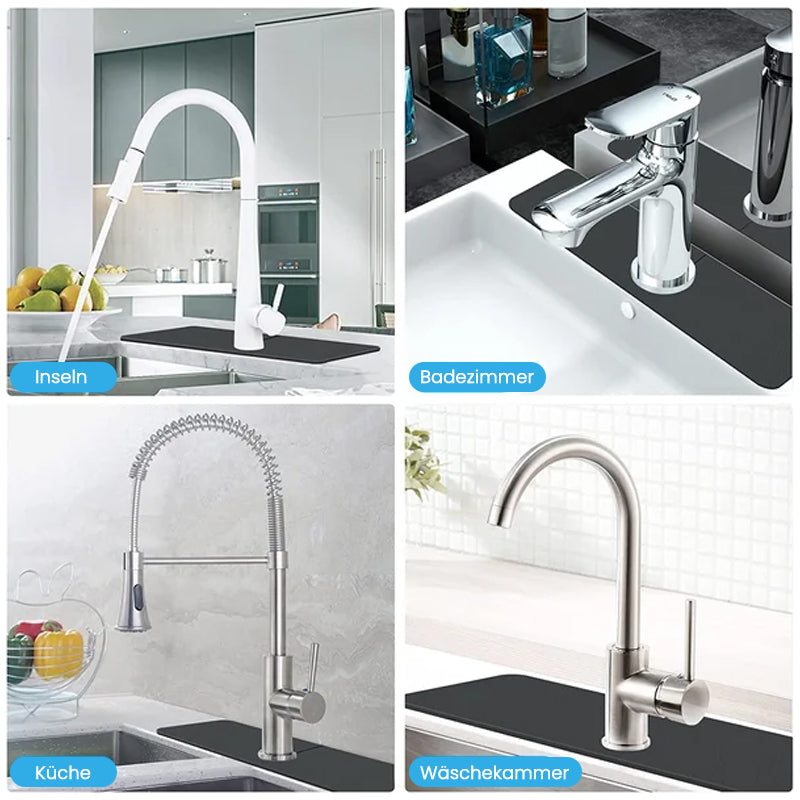 Matte für Wasserhähne aus Kieselgur