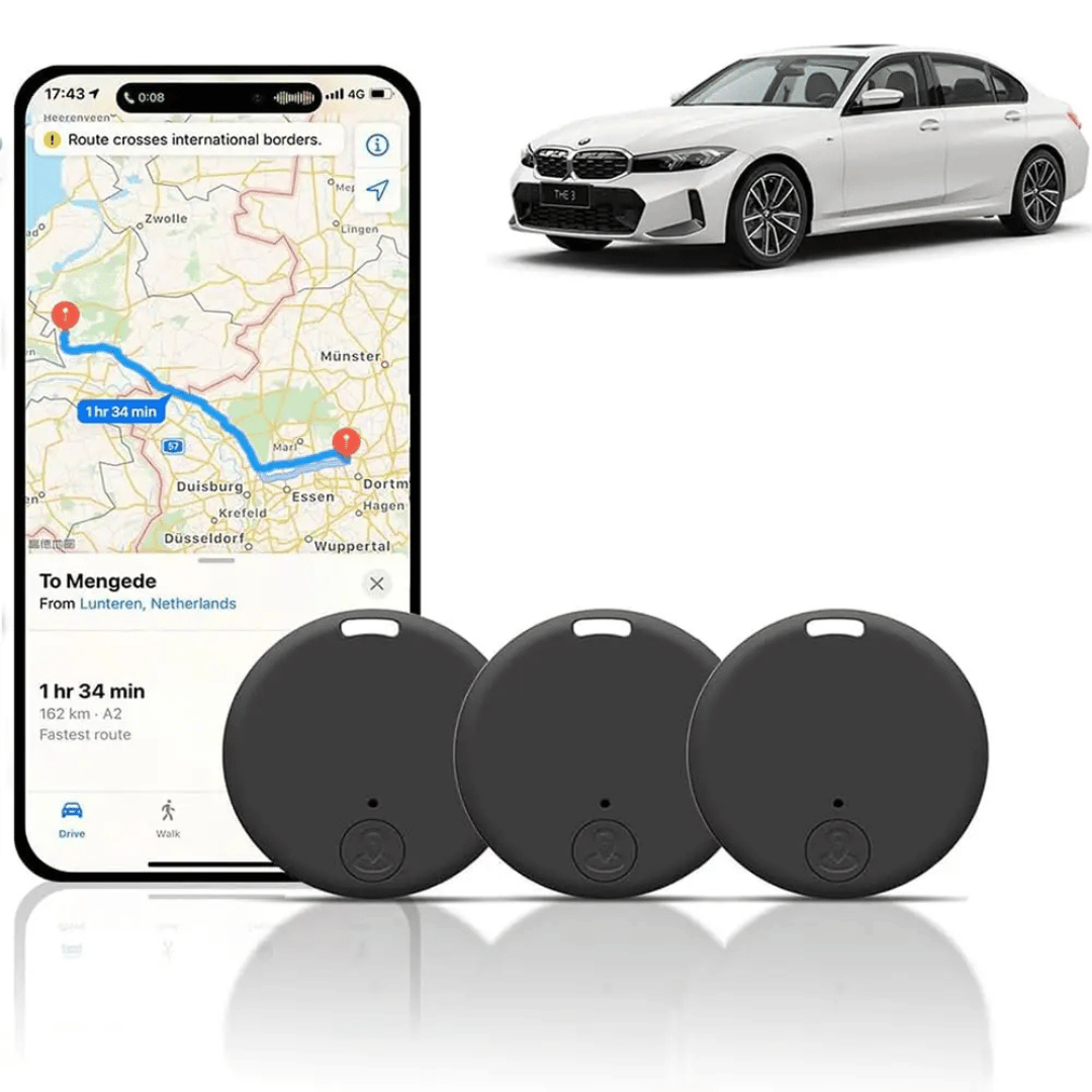 Sandsberg | 3x Mini GPS Tracker - Powerful Car and Key Finder