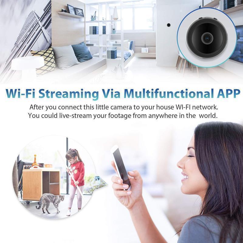 Magnetic 1080p Wi-Fi Mini Camera