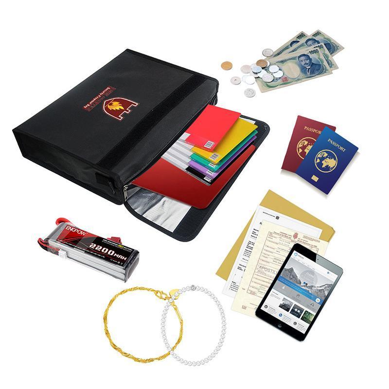 Fireproof and Water-Resistant Document Bag