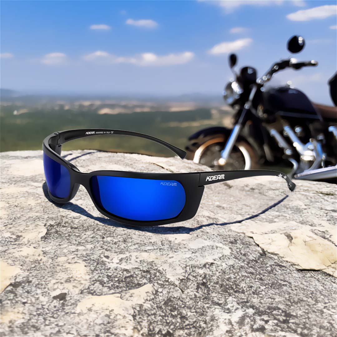 Outlaw Polarised Motorcycle Sunglasses for Ultimate Protection Against UV Rays and Glare During Rides