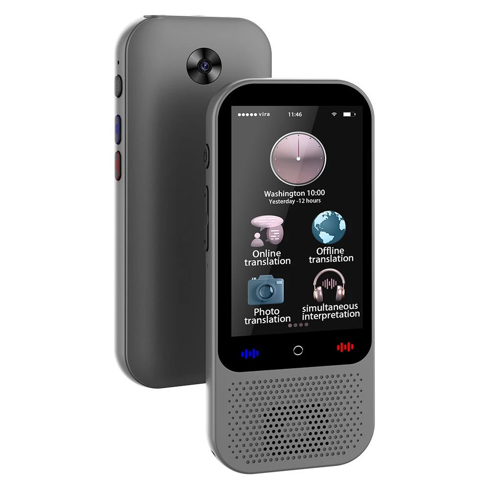 S80 Pro Portable Language Translator – 138 Languages Voice Translation, 16 Offline Translations, and ChatGPT Feature