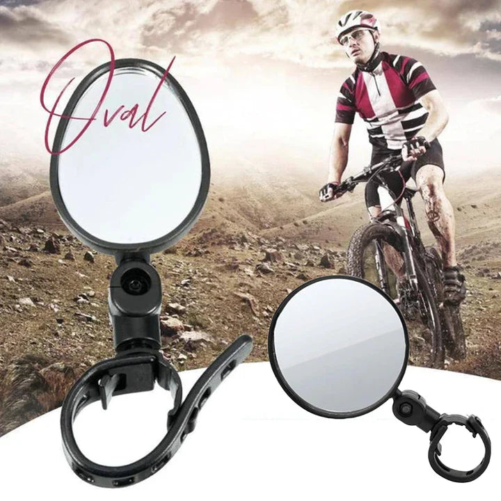 ClearTrail Safety Mirror Max | Durable 360° adjustable mirror for cycling and motorbiking