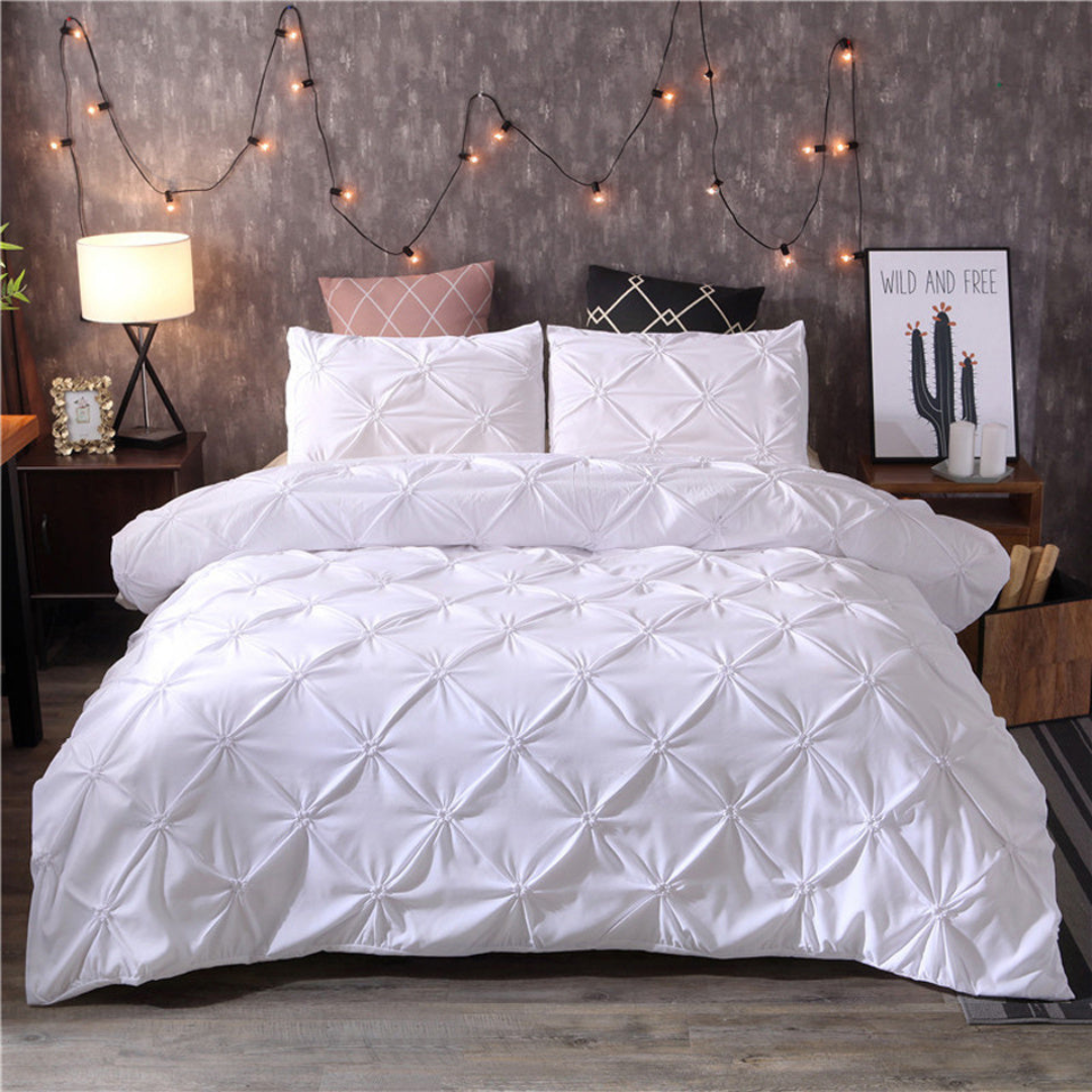 Orvix | Soft Cotton Duvet Cover Set | 100% High-Quality Cotton | Breathable & Skin-Friendly | Modern Elegant Design | Anti-Allergenic | Iron-Free | Washable at 30°C | Luxury Bedroom Ambience