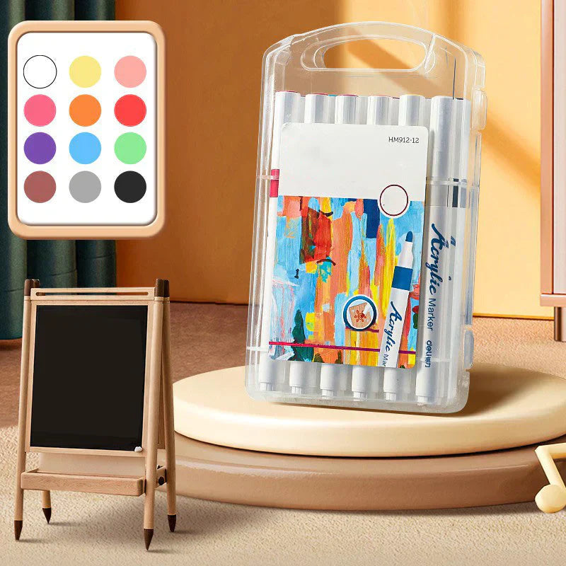 Acrylic Paint Markers for Children and Craft Projects – Available in 12 to 48 Colours