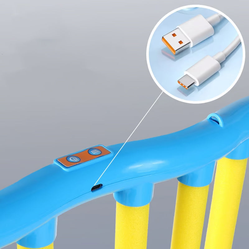 Electronic Reaction Game with Falling Bars and Speed Levels