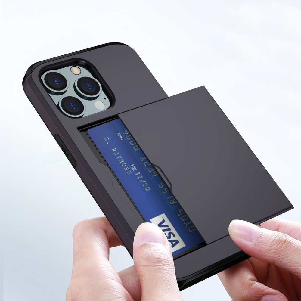 MobuLux | iPhone Wallet Case | Luxury Phone Case with Card Slot and Protection