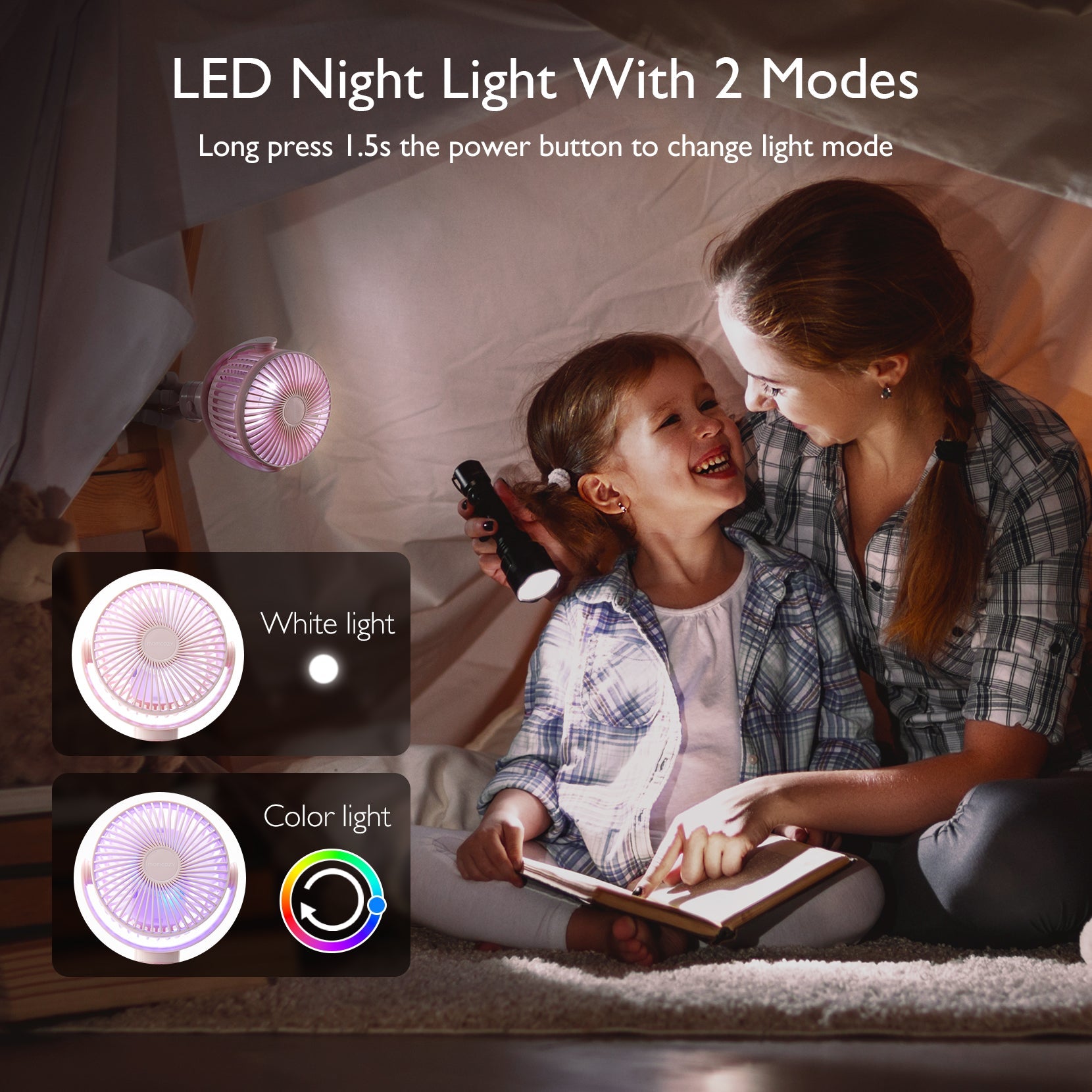 USB Rechargeable Handheld Cooling Fan for Travel