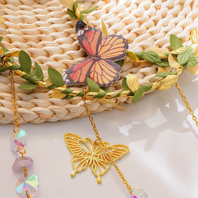 PrismaVibe Enchanted Crystal Catcher | Magical Moon and Star Light Decor for Home Interiors