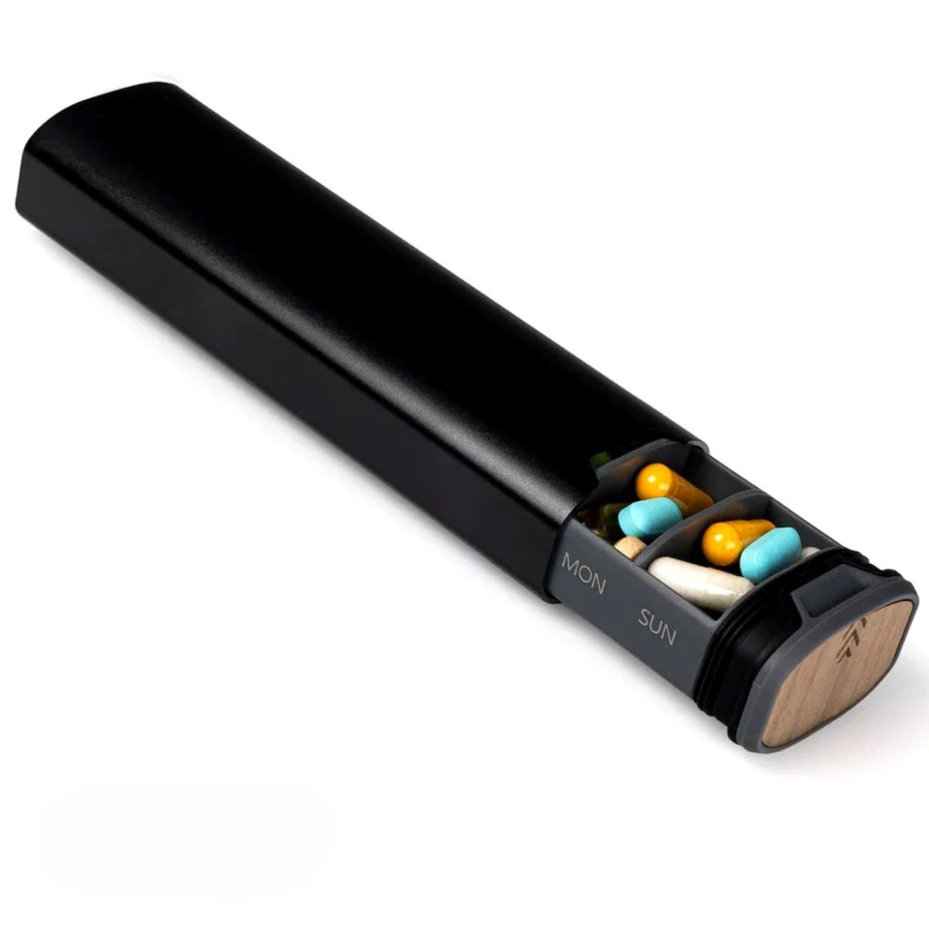 7-Day Medication Organizer – Compact Leakproof Pill Box for Home and Travel