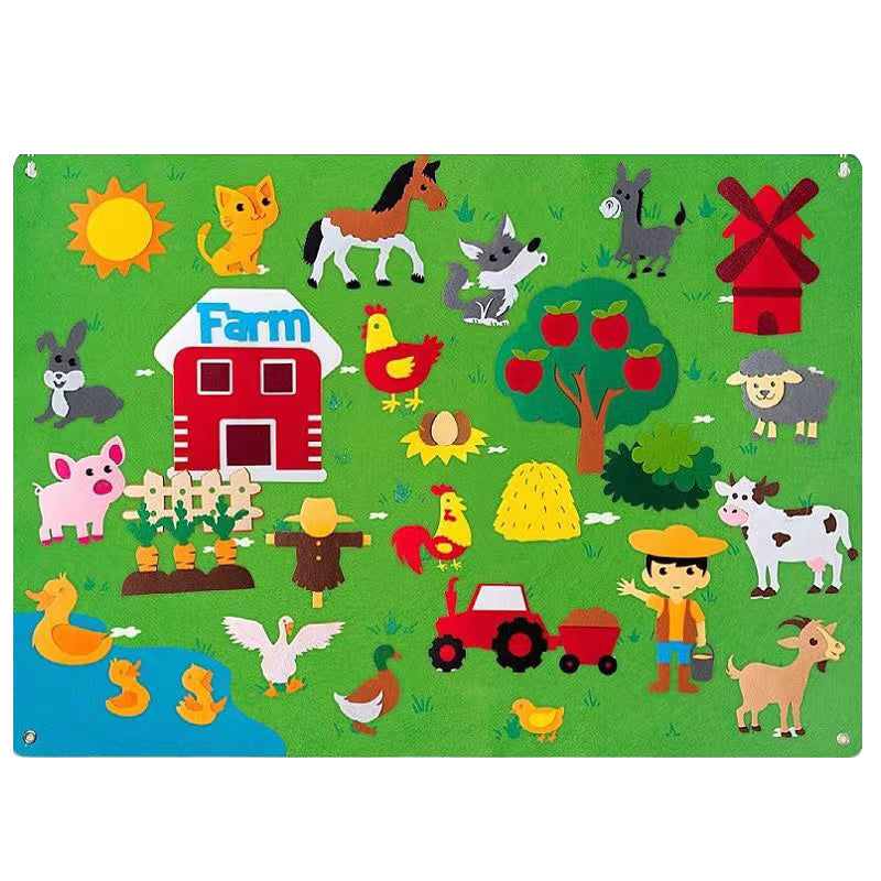 Animal Kingdom Educational Play Wall - Creative and Educational