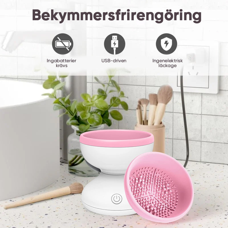 Electric Makeup Brush Cleaner - Quick and Thorough Cleaning