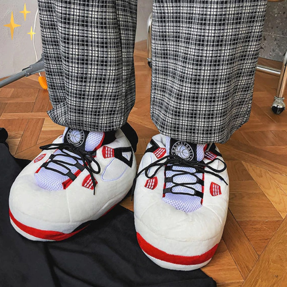 ComfySneak Slippers – Large Sneakers in Trendy Coloured Designs with Anti-Slip Sole for Ultimate Comfort at Home