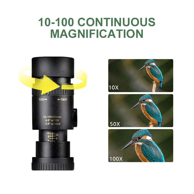 4K Super Telephoto Monocular Telescope