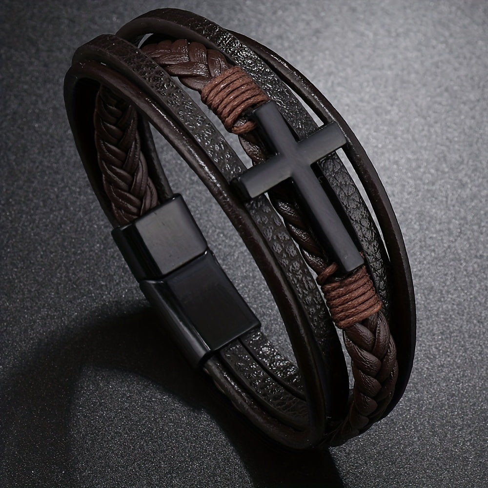 Spiritual Leather Bracelet - For the Modern Man