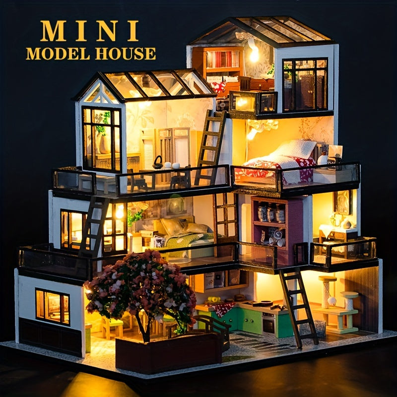 Lightnest Miniature House - Creative Building Fun for Every Hobbyist