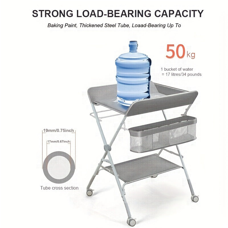 Adjustable and Portable Baby Changing Table – Perfect for Organisation and Comfort