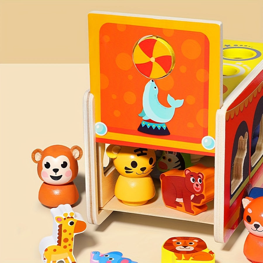 Educational Circus Animals Truck - For Creative Play and Learning