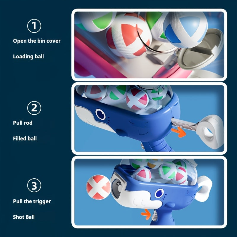 Whale-Shaped Pop Bubble Toy – Fun with Colourful Balls