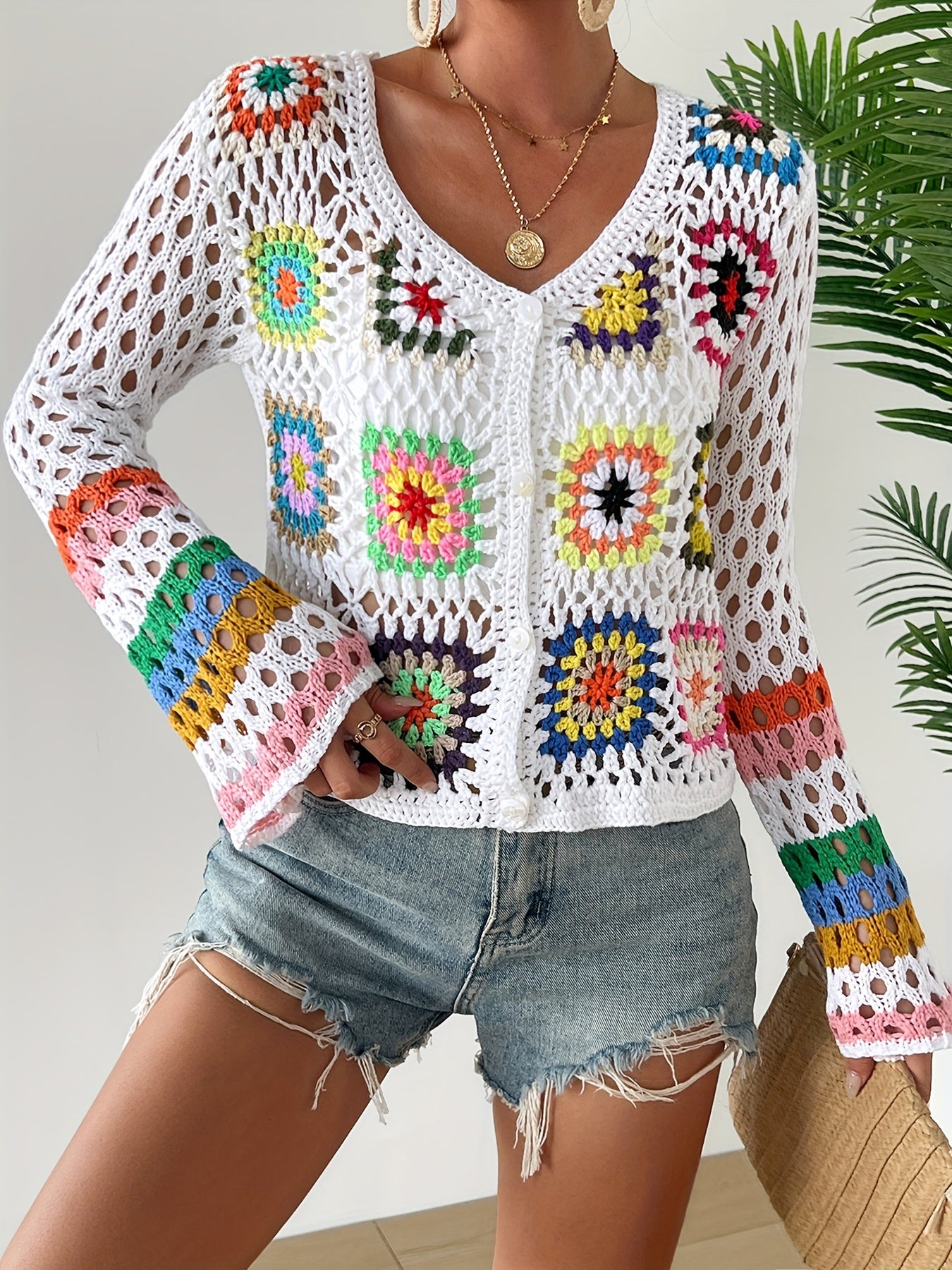 Bohemian Handmade Crochet Dress – Colourful and Comfortable