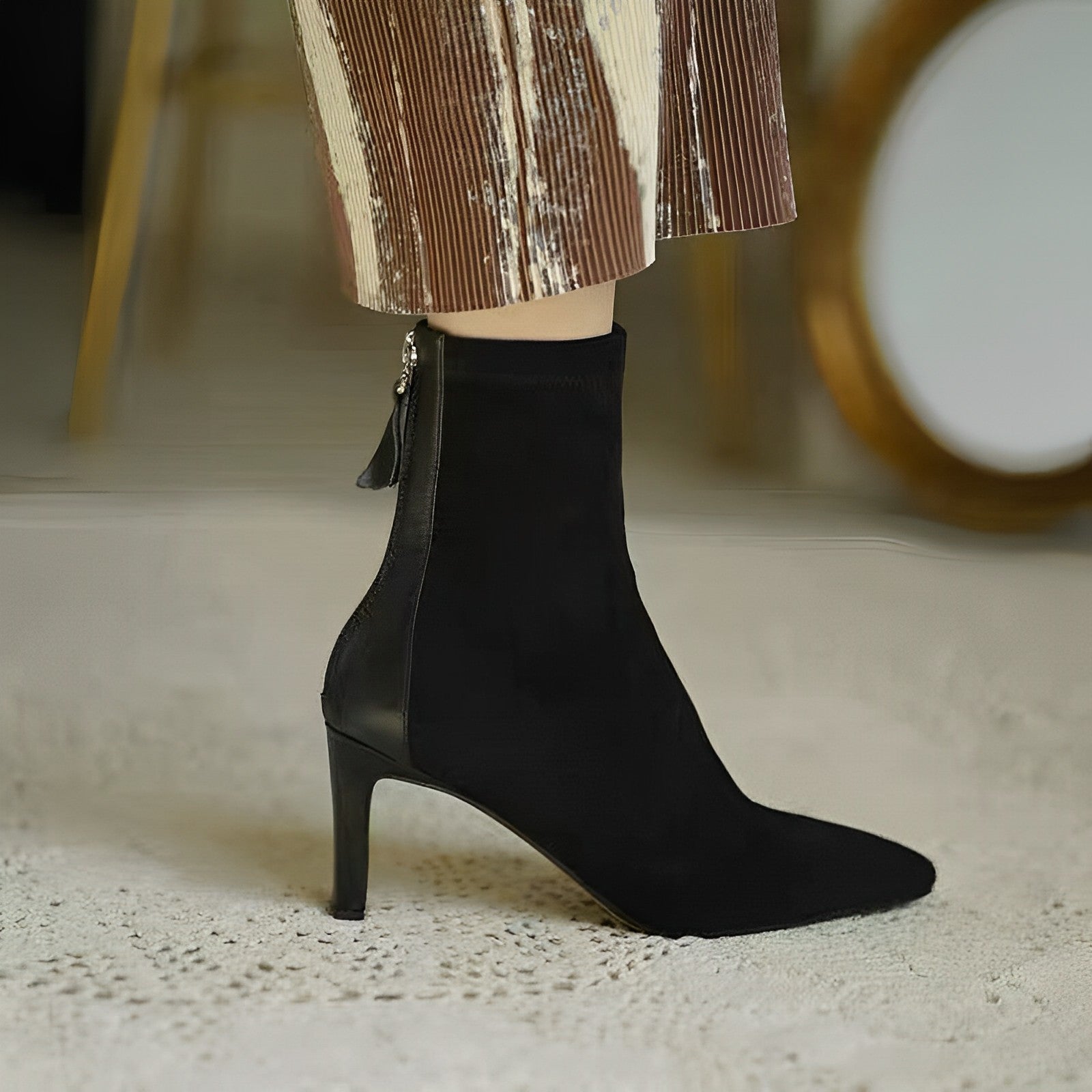 SEREEN | Women's Ankle Boots with Slim Heel and Luxury Look