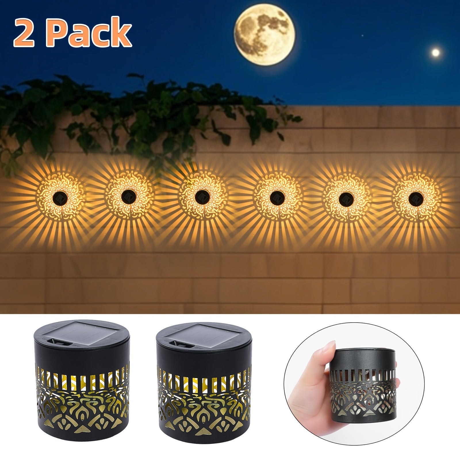 SolarGlow Duo Outdoor Wall Lighting – Elegant and Weatherproof