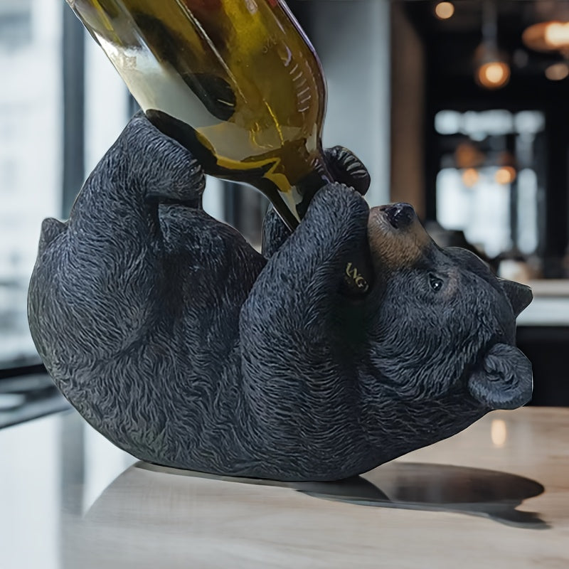 Bear Wine Bottle Holder – A Playful Addition to Your Wine Collection