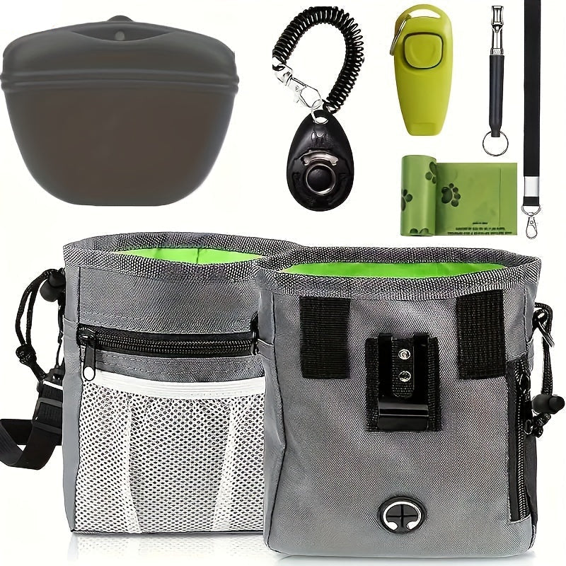 Dog Training Set with Hip Bag – Complete with Whistle, Clicker, and Poop Bags