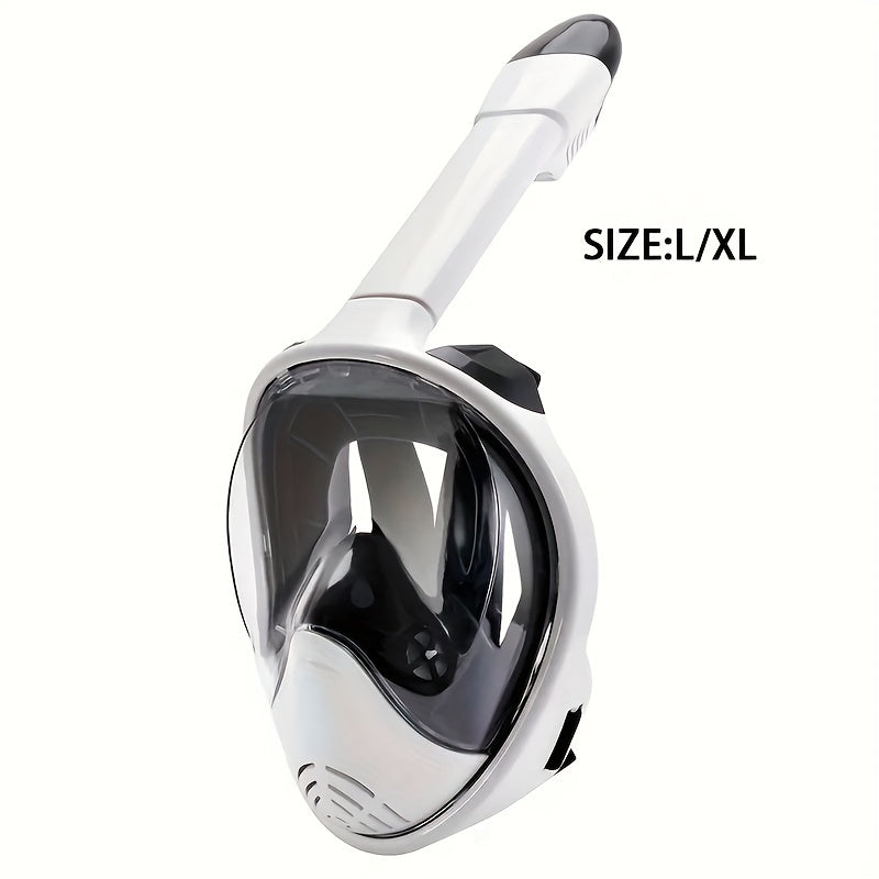 Full Face Snorkel Mask – 180° Panoramic View and Camera Mount for the Perfect Underwater Experience