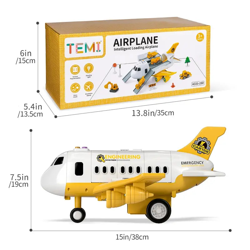 Bright Skies Colourful Aeroplane - Interactive Toy for Young Pilots